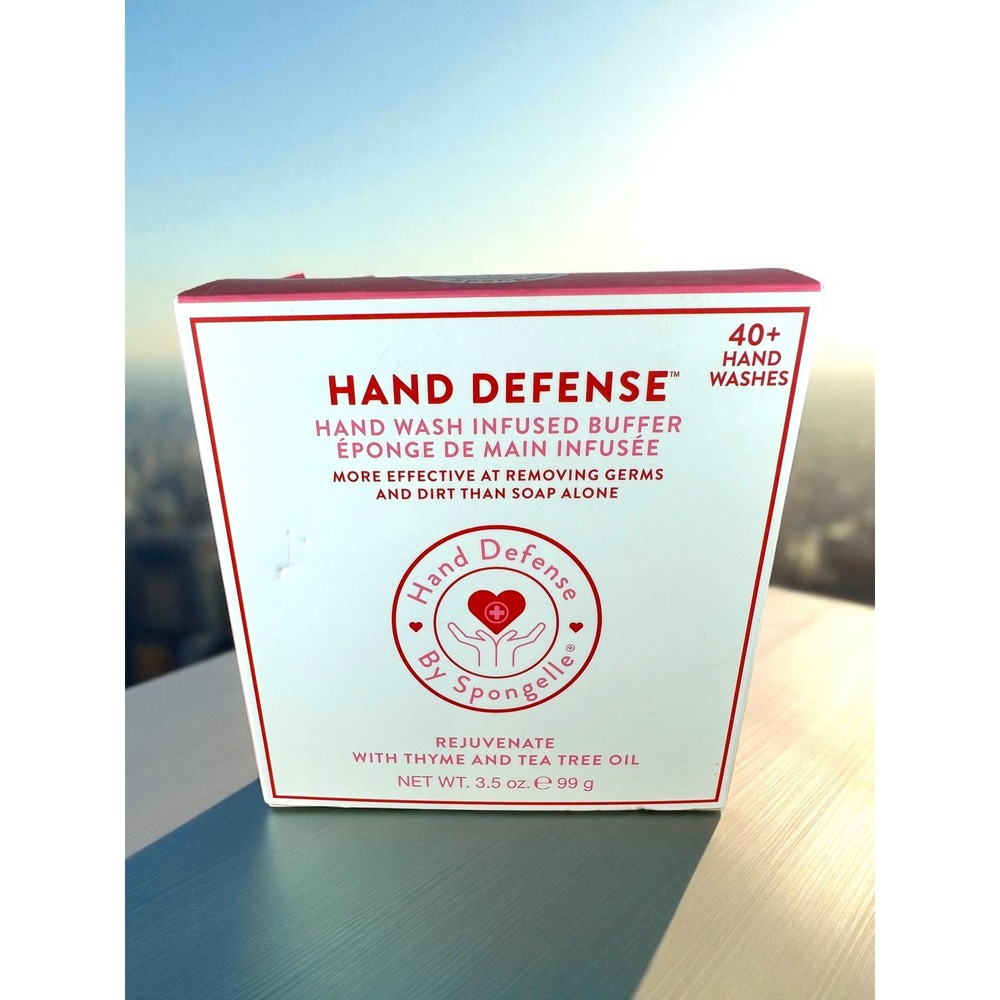 Spongellé Hand Defense‎ Buffer Rejuvenate Thyme Tea Tree Oil 3.5oz New